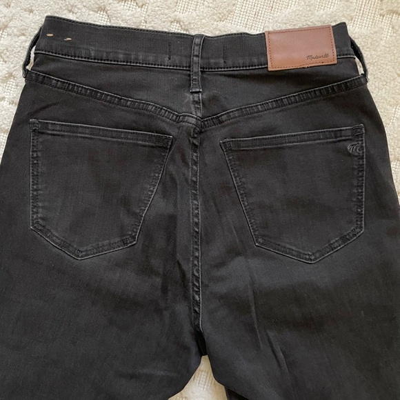 MADEWELL 9” High Rise Black Jeans - Picture 7 of 7